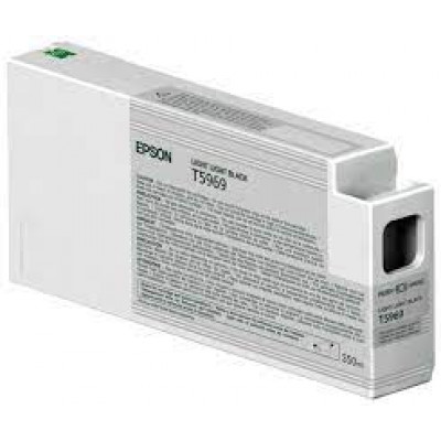 Epson T5969 Light Light Black Original Ink Cartridge C13T596900 (350 Ml.) for Epson Stylus Pro 7700, 7890, 7900,9700, 9890, 9900